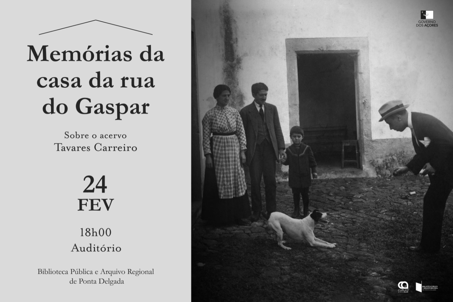 Nota de Imprensa – Memórias da casa da rua do Gaspar