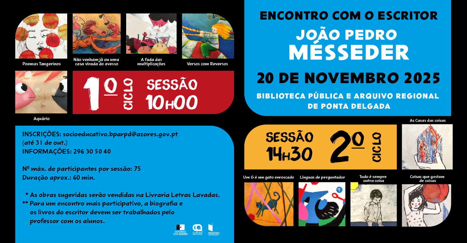 Encontro com o Escritor João Pedro Mésseder