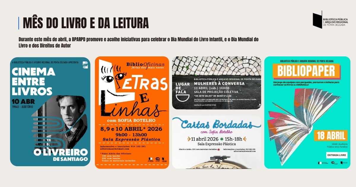 Mês do livro e da leitura