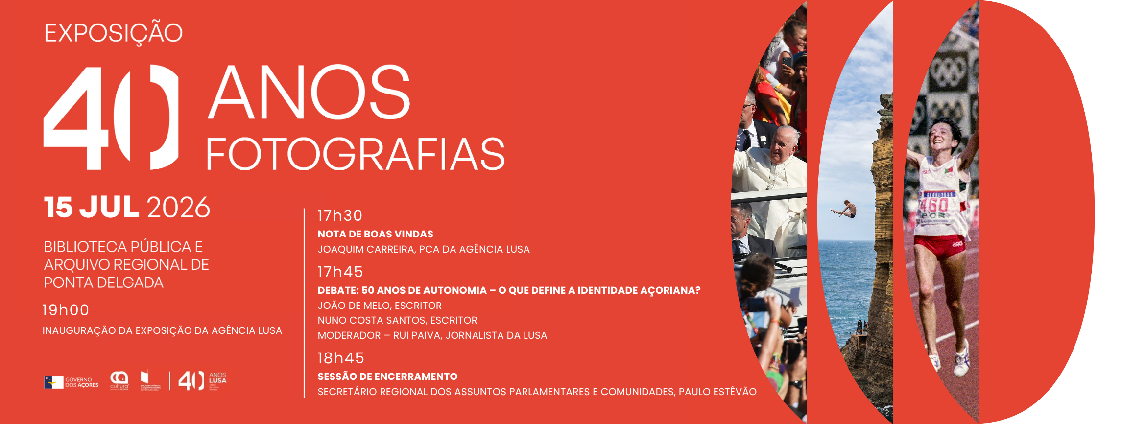Biblioteca Pública acolhe exposição itinerante “40 anos – 40 fotografias” da Agência LUSA
